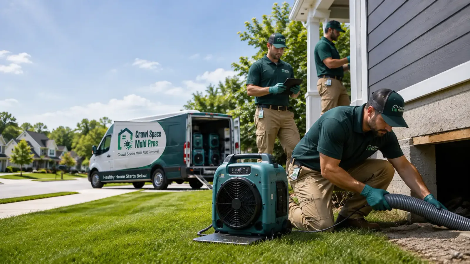 Crawl Space Mold Removal in Arthur, IL